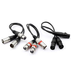 Venta caliente 0,<span class=keywords><strong>3</strong></span> m Cable XLR macho a hembra equilibrada de Audio del micrófono de la línea 1 punto <span class=keywords><strong>2</strong></span> de - Product Image 1