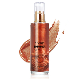 Spray Iluminador Natural para el Cabello con Brillo, Aceite Corporal con Brillo, Etiqueta Privada OEM, Spray Iluminador Líquido de Lujo Rojo Rosa, Aceite Seco con Brillo - Product Image 1