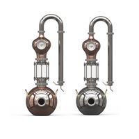 Distillateur d'huiles essentielles domestique 8L 15L en acier inoxydable et cuivre pur, purificateur d'huiles essentielles, machine à whisky et brandy