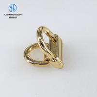 Aksesoris Tas Logam Cincin D Ganda Gantungan Tas Klip Samping Gesper Rantai Tas Tangan Konektor Pegangan Tali Aksesoris Perangkat Keras