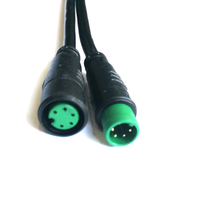 Câble de connecteur de batterie M8 étanche Ebike 2pin 3Pin 4pin 5pin 6pin mâle femelle fil de connecteur étanche