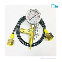 Kit Pengisi Nitrogen Palu Hidrolik untuk HM720 HM960 HM1000 HM1500 HM2000 Breaker, Meter Pengisian Gas N2, Suku Cadang