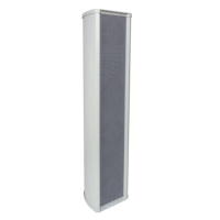 Haut-parleur colonne PA extérieur 40W 4 pouces, étanche IPX6, système audio professionnel robuste