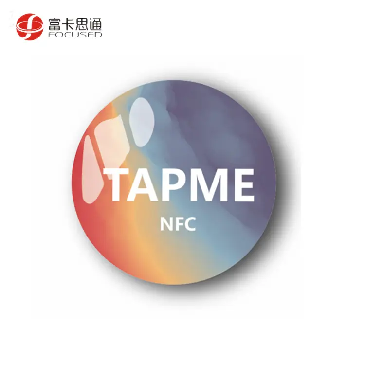 In Stock Custom Logo Social Media NFC RFID NTAG213 Tag