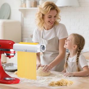 Accessoire professionnel 3-en-1 <span class=keywords><strong>pour</strong></span> machine à pâtes : rouleau à pâtes, coupe-spaghetti, coupe-fettuccine <span class=keywords><strong>pour</strong></span> batteurs sur socle <span class=keywords><strong>KitchenAid</strong></span> - Product Image 6