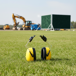 Protège-oreilles pour <span class=keywords><strong>casque</strong></span> de sécurité en ABS rigide, réglables, anti-bruit, pour <span class=keywords><strong>casque</strong></span> de protection auditive - Product Image 6