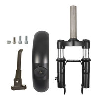 Kit de suspension de fourche avant pour trottinette électrique avec garde-boue et béquille, compatible avec M365 1S Pro Pro2