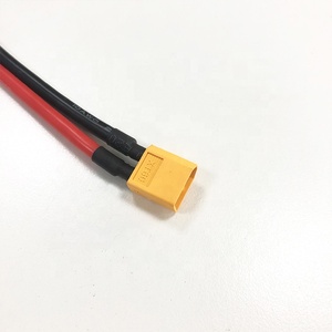 <span class=keywords><strong>200mm</strong></span> XT60 mâle s'adapter à <span class=keywords><strong>F2</strong></span> type 6.35mm 0.25 câble de connecteur de borne de pelle pour batterie RC Lipo - Product Image 1