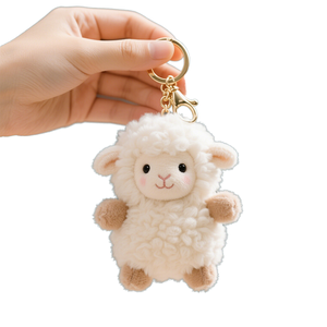 Portachiavi in Peluche a Forma di Agnello Personalizzato di Alta Qualità dalla Fabbrica Shengye, Portachiavi Giocattolo Personalizzato a <span class=keywords><strong>Prezzo</strong></span> Conveniente, Animali in Peluche - Product Image 1