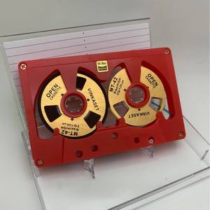 Hi Res Audio Open <b>Frame</b> Cassette Hollow Housing Gold Metal Flange Retro Collectible <b>Recording</b> Tape open <b>frame</b> tape - Product Image 1