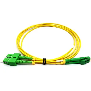 Glasfaser SC/APC Patchkabel Single-Mode-Duplex 1m Versorgung 9/125 Glasfaser kabel sc zu sc Patchkabel Ausbruch