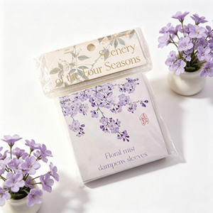 Scenery of the Four Seasons Floral Mist <b>Memo</b> <b>Pads</b> 20 Sheets Colorful Design for Note Taking and Organization - Product Image 5