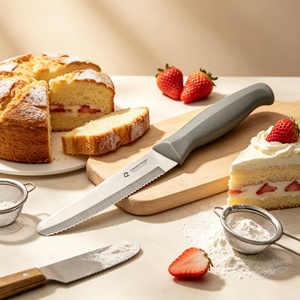 Cuchillo de Cocina Profesional Ergonómico con Mango de PP y TPR, Acero Inoxidable con Alto Contenido de Carbono, Forjado en Fábrica, Colores Personalizables OEM, DIY - Product Image 2