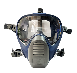 Masque respiratoire intégral avec cartouches filtrantes pour vapeurs organiques, réutilisable, en silicone, pour utilisation dans la production chimique - Product Image 2