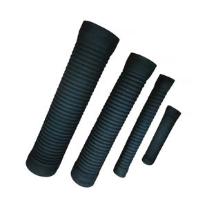 Tuyau en caoutchouc noir de silicone ondulé en fil d'acier Epdm Tuyau d'admission turbocompressé basse pression de grand diamètre avec service de coupe - Product Image 1