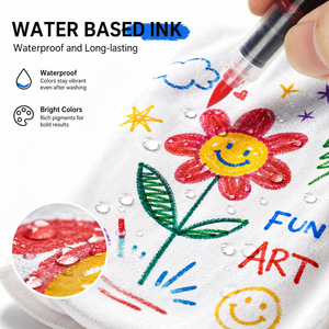 Marqueur textile pour best-sellers : outil créatif pour vêtements d'étudiants et graffitis ; lavable à l'eau, résistant à la décoloration - Product Image 4