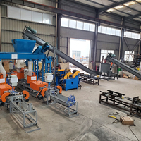 Nouvelle ligne de machines à copeaux de bois semi-automatiques HICAS de haute précision, personnalisées, pour la production de blocs de sciure de bois, capacité 4-5m3/8h