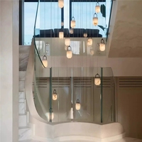 Lustre en albâtre espagnol naturel, luminaire décoratif suspendu pour salon, salle à manger, escalier, hall, hôtel et maison d'hôtes