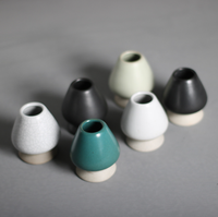 Estick Bambou Matcha Support de Fouet à Thé Japonais Matcha Repose-Fouet Support Céramique Accessoires Bol à Matcha Support de Fouet
