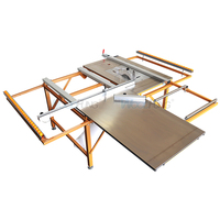 Woodfung Mini machines à bois Scie à table coulissante portable manuelle sans poussière MJ09BG Pro