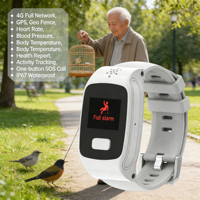 Reloj Inteligente Impermeable IP67 con Llamadas de Emergencia SOS y GPS