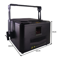 Projecteur laser RGB 10W pour spectacle de mariage, lumières d'animation RGB pour scène DJ, contrôleur ILDA DMX, lumières de projection couleur intégrale, laser