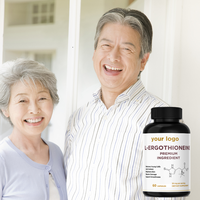 Capsules d'Ergothionéine Ca-AKG Quercétine Vitamine C Puissant Antioxydant Complément Alimentaire de Qualité Alimentaire Capsules de L-Ergothionéine