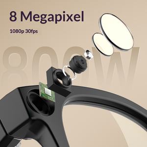 Lunettes Intelligentes IA Haut de Gamme avec Caméra G200 800W Pixels, Reconnaissance Vidéo Intelligente et Traduction pour <span class=keywords><strong>Écoute</strong></span>r de la Musique et Répondre aux Appels - Product Image 2