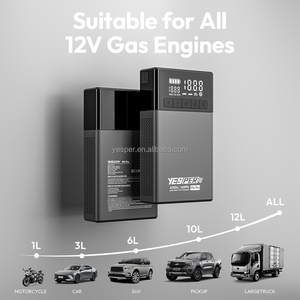 Máy khởi động ôtô Yesper M6 Pro cao cấp 24000mAh, dòng điện cực đại 4250A, tích hợp máy nén khí - Product Image 2