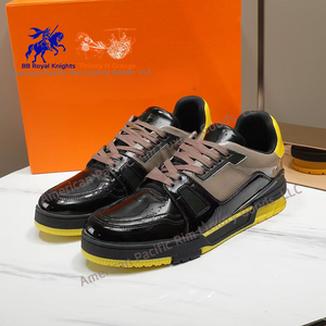 Zapatos Casuales de Diseño de Lujo para Hombre y Mujer, de Alta Calidad, con Forro de Malla y Cuero Genuino, Zapatos Deportivos de Moda para Caminar - Product Image 1