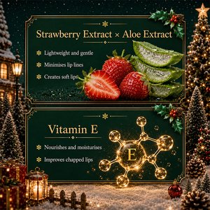 Coffret de soins KORMESIC Private Label Merry Christmas Snowy Night Fairy Tale : crème pour les mains et masque pour les lèvres, hydratant pour peaux sèches, naturel. - Product Image 5