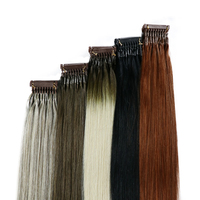 Extensions de cheveux Remy 6D alignées sur les cuticules, vente en gros, 2ème génération, machine à extensions de cheveux 6D