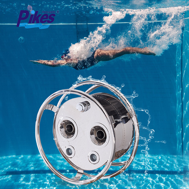 PIKES PK2000 Stainless Steel Swim Jet Counter Current Portable Endless Pool Trainer for Home & Gym