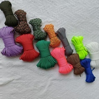 Cordon de parachute 7 brins en nylon tressé, couleurs assorties, résistant à l'usure, pour la fixation extérieure et les projets artisanaux faits main (vente en gros)