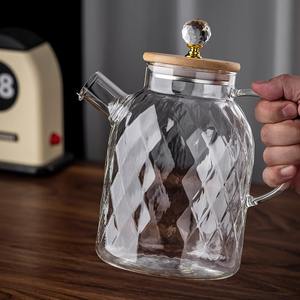 Bouilloire en verre borosilicate de haute qualité avec couvercle, grande capacité, pichet à eau froide pour usage domestique - Product Image 5