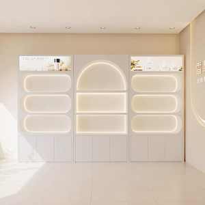 Espositore per Prodotti di Salone di Bellezza, Scaffale per Prodotti Skincare, Mobile per Trucchi, Scaffale Portaoggetti, Personalizzazione di Alta Gamma. - Product Image 4