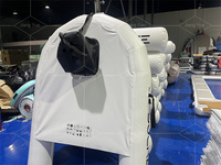 Nouveau Design Jetski Boat Jet Ski Propulsé Gonflable Tender Mélange Un Jet Ski Avec Un Bateau Gonflable Sécurité Ponton Collier