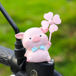 ตุ๊กตาเรซิ่นตกแต่งรถยนต์ หมุนได้ รูปหมีและเป็ดการ์ตูน ของตกแต่งภายในรถยนต์ - Product Image 3