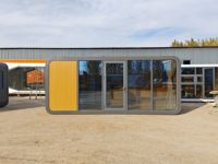 Mini Cabine Modulaire Préfabriquée de 20 ou 40 pieds, type Apple Cabin, pour Hôtel avec Salle de Bain