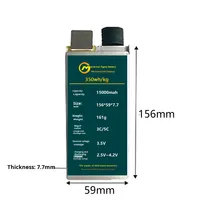 Batterie lithium-ion pour drone Solid State 15AH 3.5V, haute capacité de charge 5C, 1200 cycles, norme industrielle, longue durée de vie