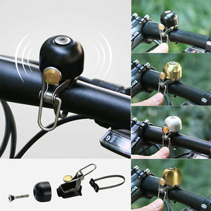 AGEKUSL迷你金属自行车铃，带喇叭车把环，适用于Brompton <span class=keywords><strong>Dahon</strong></span>折叠自行车 - Product Image 5