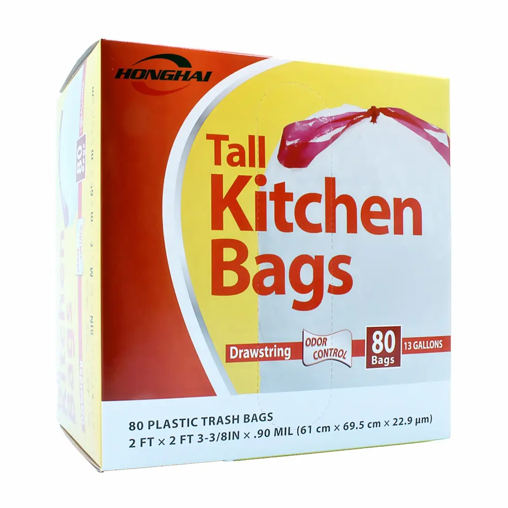 4/8/13/30/33 Gallon Tall Kitchen Drawstring Trash Bag Simplehuman Code M trash bags