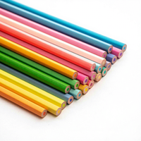Crayons de couleur personnalisés non solubles, sans danger, pour enfants, ensemble de peinture Macarons 12/24 couleurs, impression