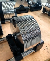 Ensemble d'haltères réglables en fer électroplaqué 40 kg 50 kg, équipement de gym neuf en gros