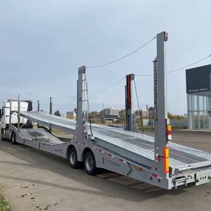 Semirremolque Portacoches de Alta Calidad, Remolque Hidráulico de Doble Plataforma para Transporte de Automóviles - Product Image 6