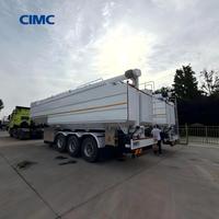 Semi-remorque citerne à aliments CIMC 50 CBM, 3 essieux, pour le transport d'aliments pour bétail
