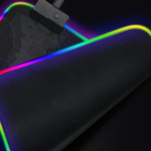 แผ่นรองเมาส์ RGB ขนาดใหญ่800*300*4มม. แผ่นรองเมาส์เล่นเกมแผ่นรองเมาส์ RGB ไม่ลื่นโลโก้ที่กำหนดเอง - Product Image 4