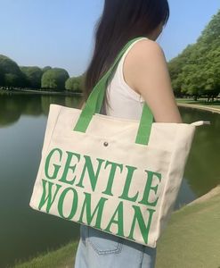 Sac fourre-tout en toile de coton avec logo personnalisé, style nouveau, avec poche et fermeture éclair pour les étudiantes - Product Image 2