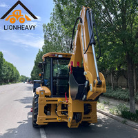 Backhoe Loader Multifungsi Termurah, Backhoe Loader 4x4, Excavator Pertanian, Digger, Backhoe Loader Dijual