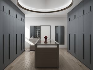 Armario de Madera Contrachapada con Acabado Lacado Moderno, Color y Tamaño Personalizables, Armario Portátil para Dormitorio, Hotel, Gimnasio, Villa - Product Image 4